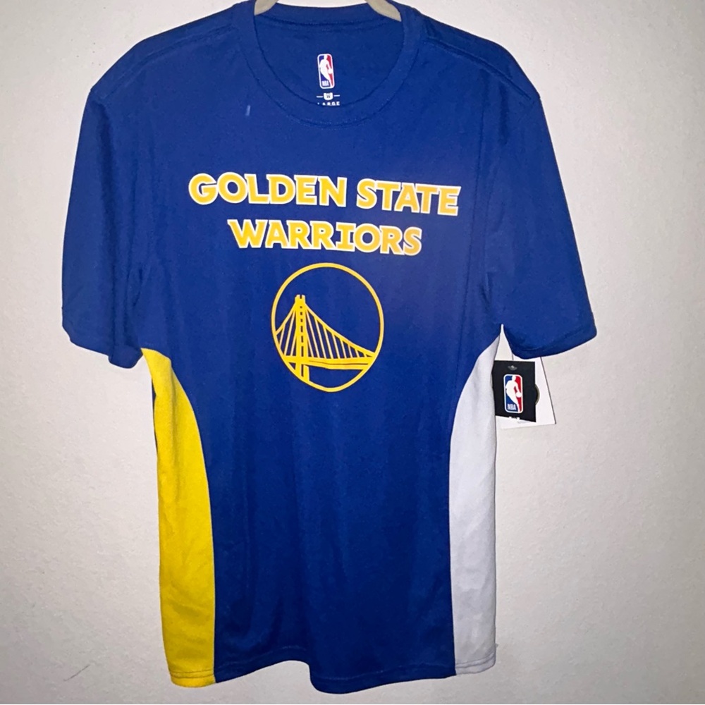 Golden State Warriors Blue Steph Curry NBA Shirt NWT